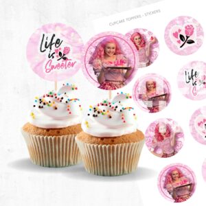 Bridget Cupcake Toppers