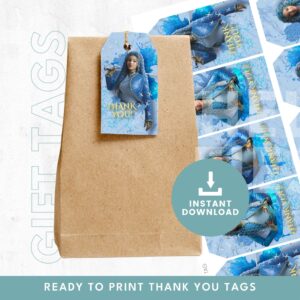 Descendants Chloe Charming Thank You Tags
