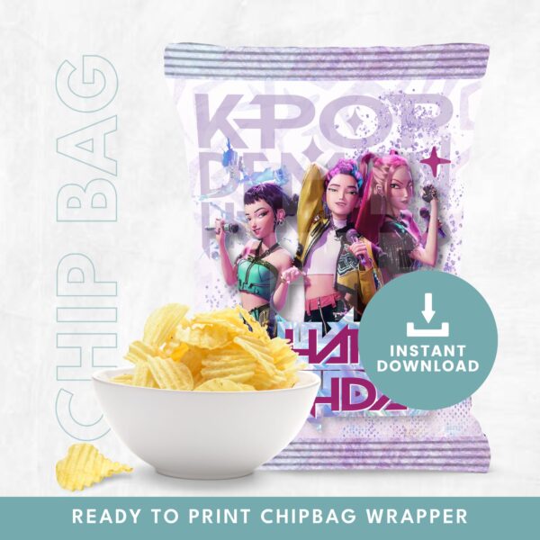 KPop Demon Hunters Chip Bag